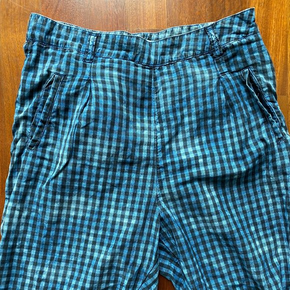 Maeve for Anthropologie Bleached Gingham Pants, 14 - Picture 6 of 15